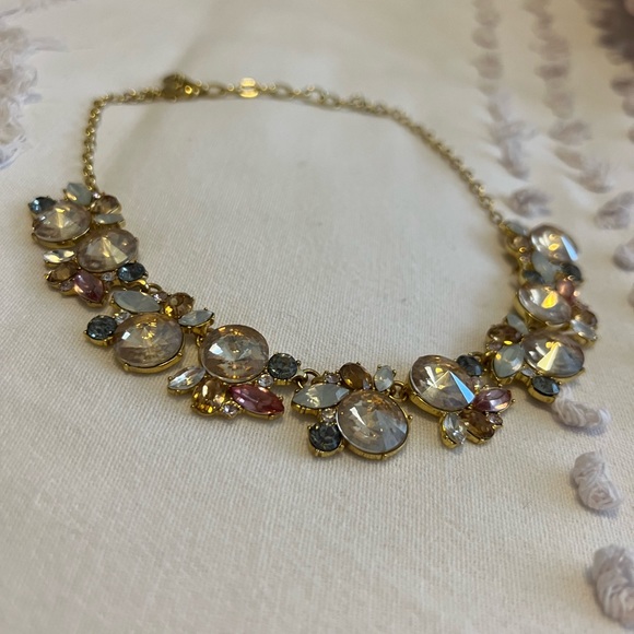 ESTELLE STATEMENT NECKLACE Gold Tone Baublebar - Picture 4 of 7